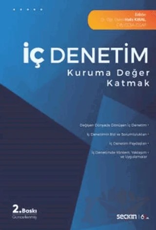 İç Denetim – Halis Kıral – Seçkin Yayıncılık kitap kapağı