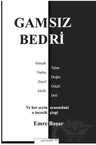 Gamsız Bedri – Emre Başar – Mythos Kitap kitap kapağı