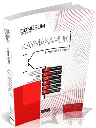 Dönüşüm Kaymakamlık Soru Bankası – S. Mehmet Yıldırım – Savaş Yayınevi kitap kapağı