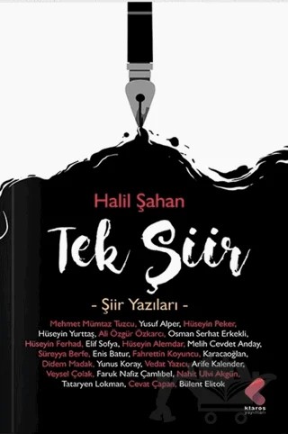 Tek Şiir – Halil Şahan – Klaros Yayınları kitap kapağı