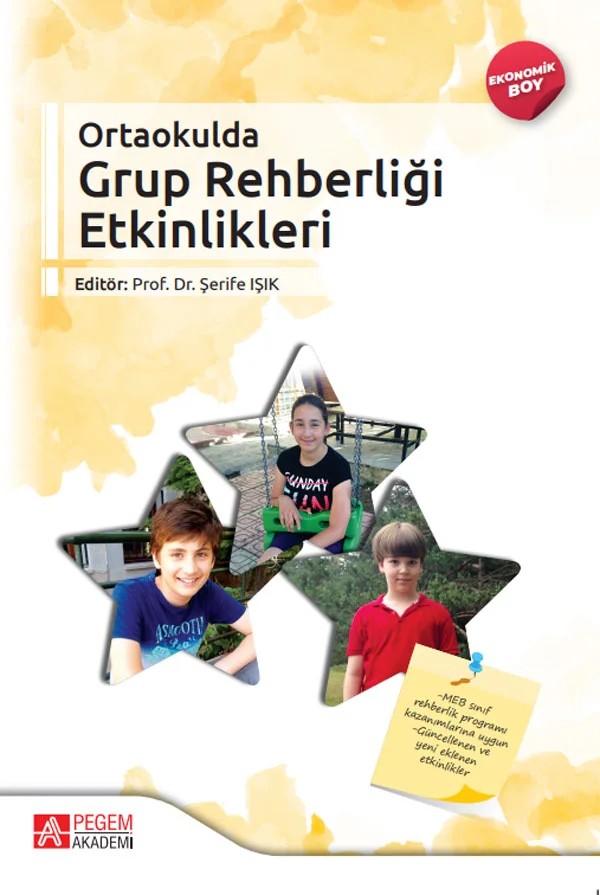 Ortaokulda Grup Rehberliği Etkinlikleri (Ekonomik Boy) – Pegem Akademi Yayıncılık kitap kapağı