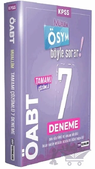 ÖABT Muallim Din Kültürü ve Ahlak Bilgisi İmam Hatip Lisesi Meslek Dersleri Öğretmenliği Tamamı Çözümlü 7 Deneme – Kolektif – DDY Yayınları kitap kapağı