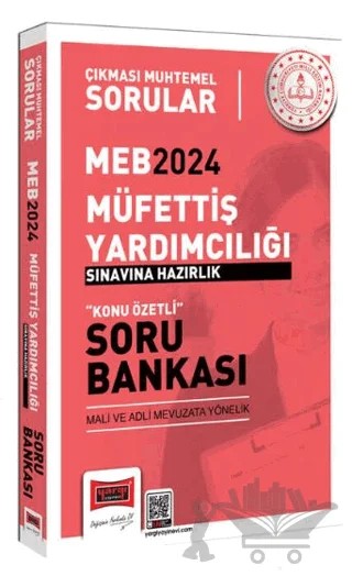 2024 Çıkması Muhtemel MEB Müfettiş Yardımcılığı Sınavlarına Hazırlık Konu Özetli Soru Bankası (Mali ve Adli Mevzuata Yönelik) – Kolektif – Yargı Yayınevi kitap kapağı