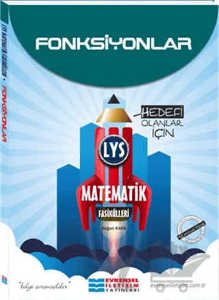 LYS Matematik Fasikülleri Fonksiyonlar – Kolektif – Evrensel İletişim Yayınları kitap kapağı