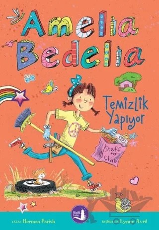 Amelia Bedelia Temizlik Yapıyor – Herman Parish – Büyülü Fener Yayınları kitap kapağı