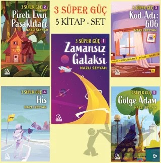 3 Süper Güç - 5 Kitap Set – Nazlı Seyyah – Gelecek Atölyesi Yayınları kitap kapağı