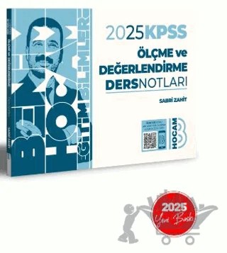 2025 KPSS Eğitim Bilimleri Ölçme ve Değerlendirme Ders Notları – Sabri Zahit – Benim Hocam Yayınları kitap kapağı