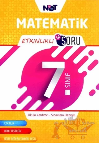 7. Sınıf Matematik Etkinlikli Bi Soru – Kolektif – Bi Not Yayınları kitap kapağı