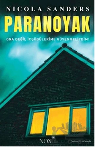Paranoyak – Nicola Sanders – Nox Yayınları kitap kapağı