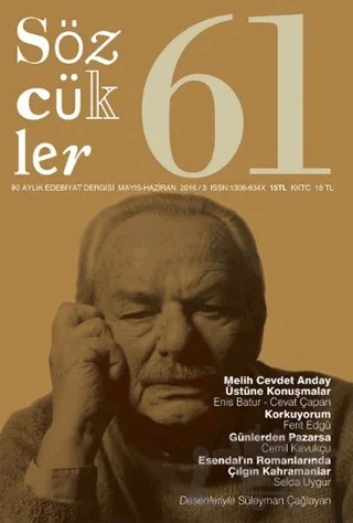 Sözcükler Dergisi Sayı: 61 Mayıs-Haziran 2016 – Sözcükler Yayınları kitap kapağı
