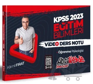 2023 KPSS Eğitim Bilimleri Öğrenme Psikolojisi Video Ders Notları – Kamil Fırat – HocaWebde Yayınları kitap kapağı