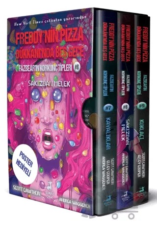 Fazbear'in Korkunç Tipleri Poster Hediyeli Kutulu Set (7-8-9) – Scott Cawthon – Olimpos Çocuk kitap kapağı