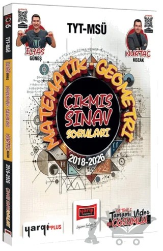 TYT-MSÜ Matematik Geometri 2018-2026 Çıkmış Sınav Soruları – İlyas Güneş – Yargı Yayınevi kitap kapağı