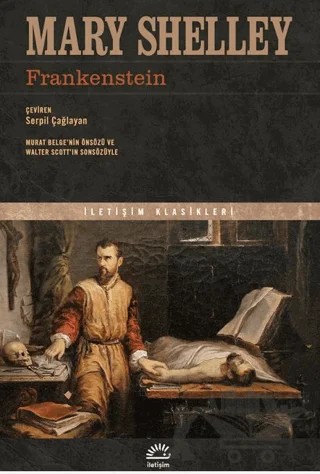 Frankenstein – Mary Shelley – İletişim Yayınevi kitap kapağı
