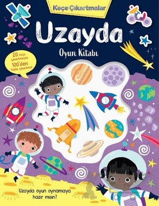 Keçe Çıkartmalar - Uzayda Oyun Kitabı – Lisa Regan – İndigo Çocuk kitap kapağı