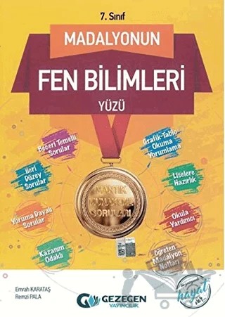 Gezegen Yayınları 7. Madalyonun Sınıf Fen Bilimleri Yüzü Yeni Nesil – Kolektif – Gezegen Yayıncılık kitap kapağı