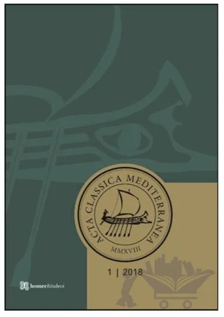 Acta Classica Mediterranea Sayı 1 - 2018 – Homer Kitabevi kitap kapağı