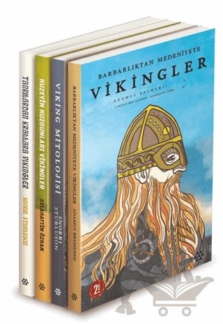Viking Kitapları 4'lü Set – Snorri Sturluson, Selahattin Özkan, Adamus Bremensis – Yeditepe Yayınevi kitap kapağı
