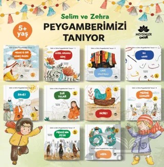 Selim Ve Zehra Peygamberimizi Tanıyor - 1 (10 Kitap) – Selçuk Alkan, Ercan Köksal – Mevsimler Kitap kitap kapağı
