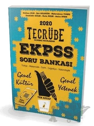 2020 EKPSS Tecrübe Genel Yetenek Genel Kültür Dijital Çözümlü Soru Bankası Tek Kitap – Abdurahman Yılmaz, Gökhan Çelik, Hatice Aydın, Metin Aydın, Nuh Hellagün, Selahattin Güler – Pelikan Tıp Teknik Yayıncılık kitap kapağı