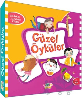 Güzel Öyküler (10 Öykü+1 Etkinlik Kitabı) – Salma Koraytem – Erdem Çocuk kitap kapağı
