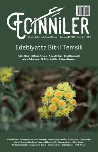 Ecinniler: İki Aylık Kültür ve Edebiyat Dergisi Sayı: 24 Kasım - Aralık 2023 – Sardes Yayınları kitap kapağı