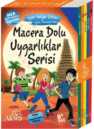 Macera Dolu Uygarlıklar (8+ yaş) Serisi 5 Kitap + Değerlendirme – Yadigar Soydan – Alora Yayınevi kitap kapağı