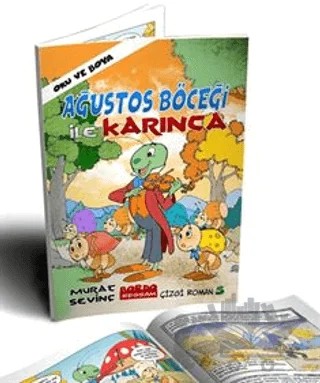 Ağustos Böceği ile Karınca Oku ve Boya – Kolektif – Bordo Ressam kitap kapağı