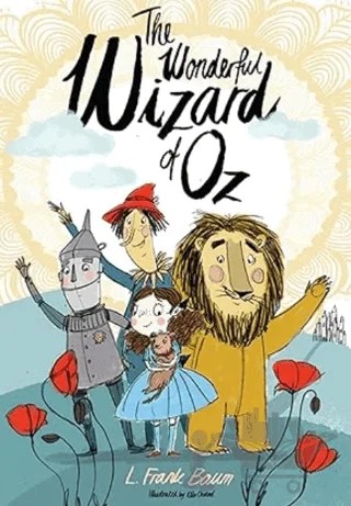 The Wonderful Wizard of Oz: Illustrated by Ella Okstad – L. Frank Baum – Alma Books kitap kapağı