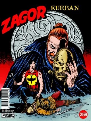 Zagor Sayı 259 Kurban – Moreno Burattini – Lal Kitap kitap kapağı