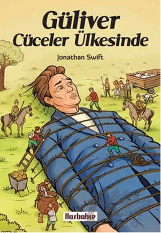 Güliver Cüceler Ülkesinde – Jonathan Swift – Hasbahçe kitap kapağı