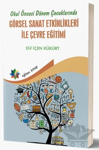 Okul Öncesi Dönem Çocuklarında Görsel Sanat Etkinlikleri İle Çevre Eğitimi – Elif İçen Kükürt – Eğiten Kitap kitap kapağı