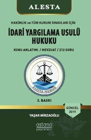 Alesta İdari Yargılama Usulü Hukuku 2020 – Yaşar Mirzaoğlu – Astana Yayınları kitap kapağı