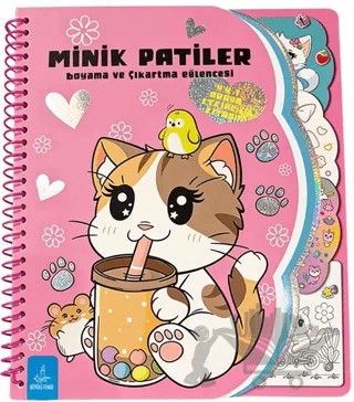Minik Patiler - Boyama ve Çıkartma Eğlencesi – Kolektif – Büyülü Fener Yayınları kitap kapağı
