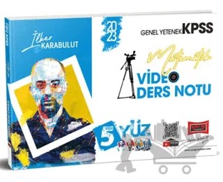 Yargı Yayınları 2023 KPSS 5Yüz Matematik Video Ders Notları – İlker Karabulut – Yargı Yayınevi kitap kapağı