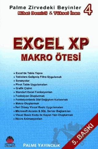 Zirvedeki Beyinler 4 / Excel XP Makro Ötesi – Yüksel İnan – Palme Yayıncılık kitap kapağı