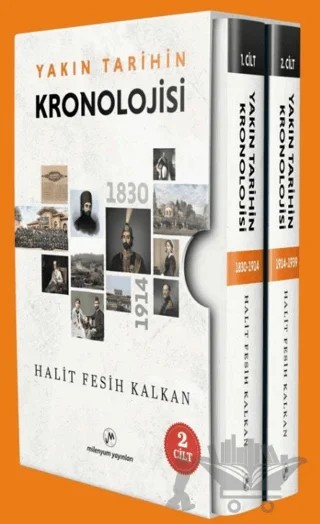 Yakın Tarihin Kronolojisi (2 Cilt Takım) – Halit Fesih Kalkan – Milenyum Yayınları kitap kapağı