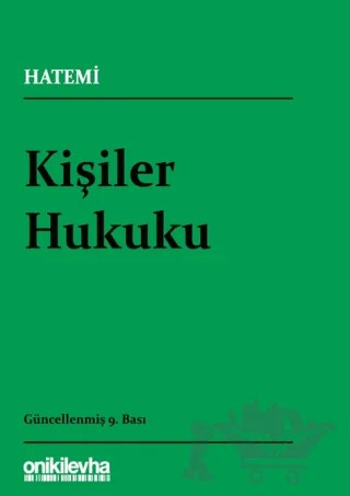 Kişiler Hukuku – Hüseyin Hatemi – On İki Levha Yayınları kitap kapağı