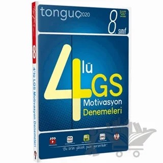 2020 8. Sınıf 4'lü LGS Denemeleri – Kolektif – Tonguç Akademi kitap kapağı