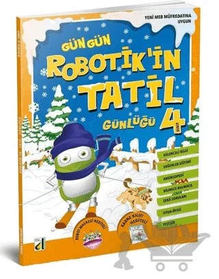 Gün Gün Robotik'in Tatil Günlüğü 4 – Kolektif – Damla Yayınevi kitap kapağı