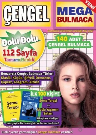 Mega Çengel Bulmaca 23 – Bertan Kodamanoğlu – Maxi Yayıncılık kitap kapağı