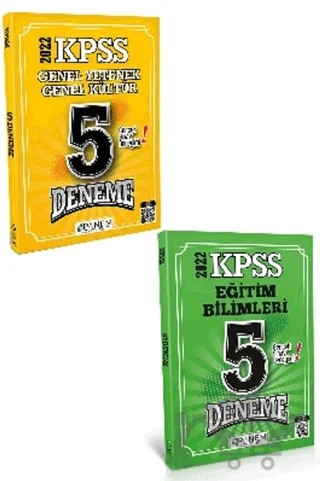 KPSS Genel Yetenek Genel Kültür 5 Deneme + KPSS Eğitim Bilimleri 5 Deneme – Kolektif – Panem Yayınları kitap kapağı