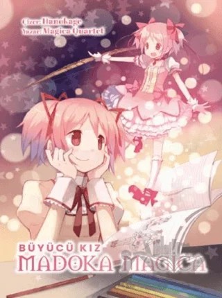 Büyücü Kız Madoka Magica – Hanokage, Magica Quartet – Komikşeyler Yayıncılık kitap kapağı