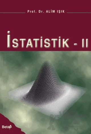 Uygulamalı İstatistik - II – Alim Işık – Beta Yayınevi kitap kapağı