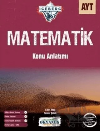 AYT Iceberg Matematik Konu Anlatım – Sabri Aksu – Okyanus Yayınları kitap kapağı