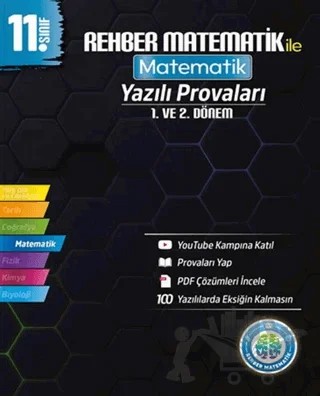 11. Sınıf Matematik Yazılı Provaları – Kolektif – Rehber Matematik kitap kapağı