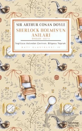 Sherlock Holmes'un Anıları (Öyküler - Cilt 2) – Sir Arthur Conan Doyle – Hayykitap kitap kapağı
