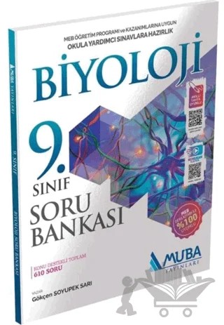 9. Sınıf Biyoloji Soru Bankası – Gökçen Soyupek Sarı – Muba Yayınları kitap kapağı