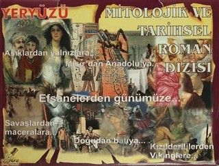 Yeryüzü Mitolojik ve Tarihsel Roman Dizisi (15 Kitap Takım) - (CD'li) – Ahmede Xane, Andrew Lang, Firdevsi, Georg Ebers, H. Rider Haggard, James Morier, Mark Twaın, Maturin Murray Ballou, Ottilie A. Lilijencrantz, Upton Sinclair, William Beckford – Yeryüzü Yayınevi kitap kapağı