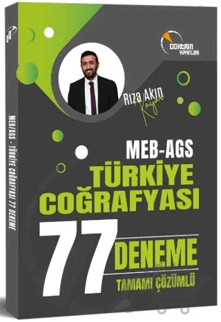 MEB AGS Coğrafya Tamamı Çözümlü 77 Deneme – Rıza Akın Kayar – Doktrin Yayınları kitap kapağı